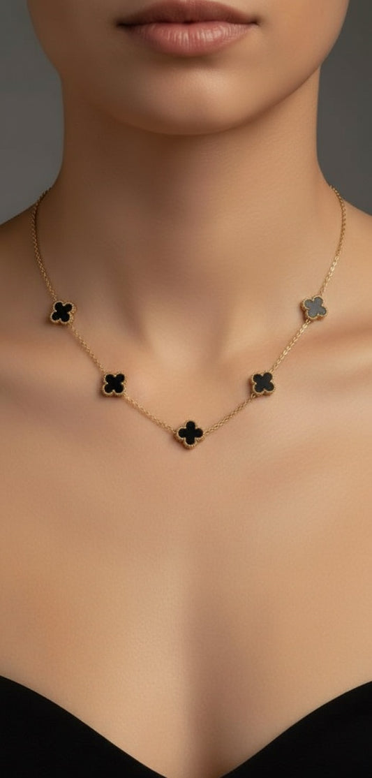 Black Clover Necklace