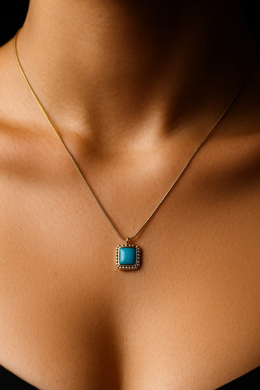 Turquoise Pendant Necklace
